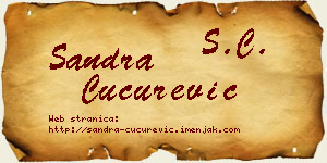 Sandra Cucurević vizit kartica